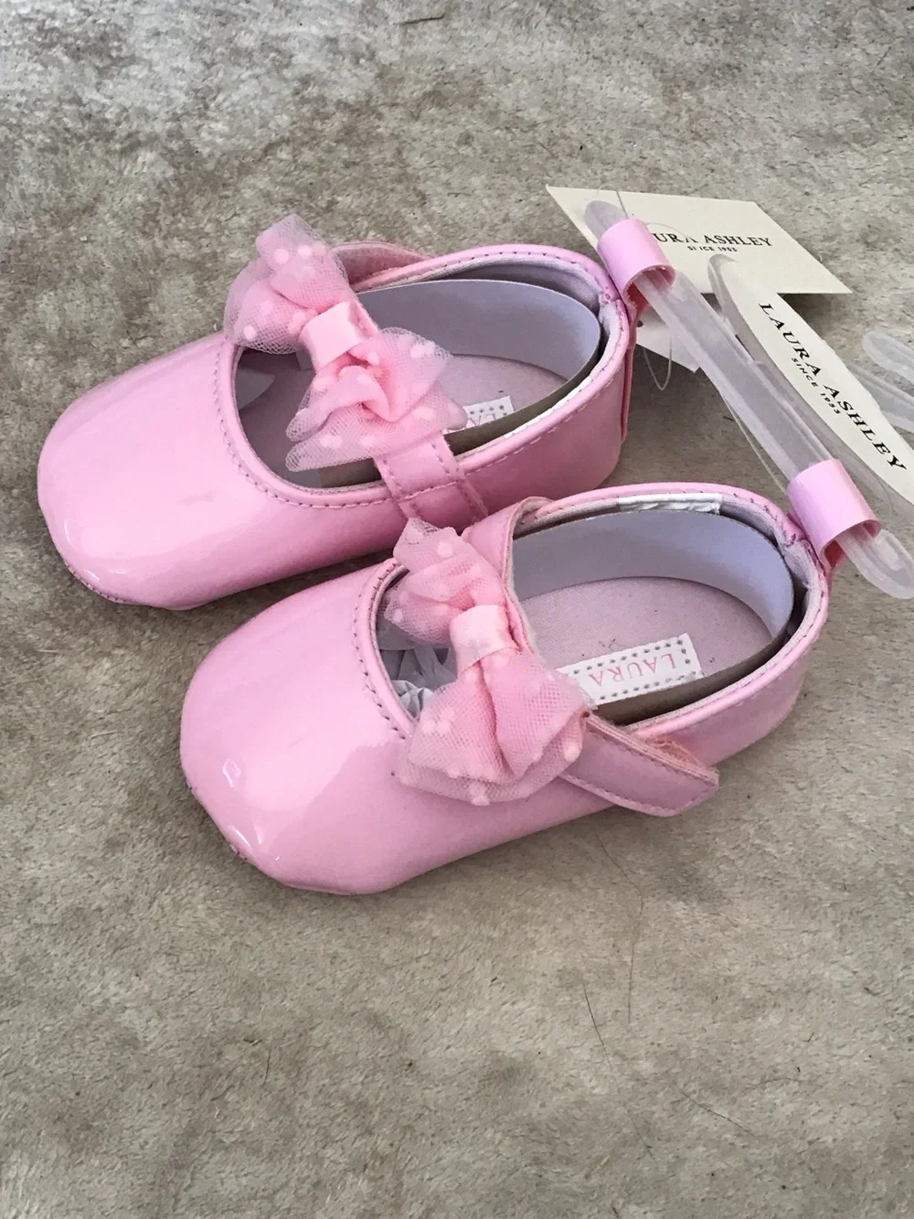 Laura Ashley glossy patent